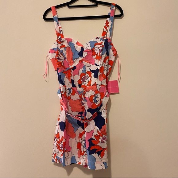 NWT ModCloth x Barbie Small Retro Floral Romper - Picture 2 of 16